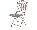 CHAISE METAL PLIABLE