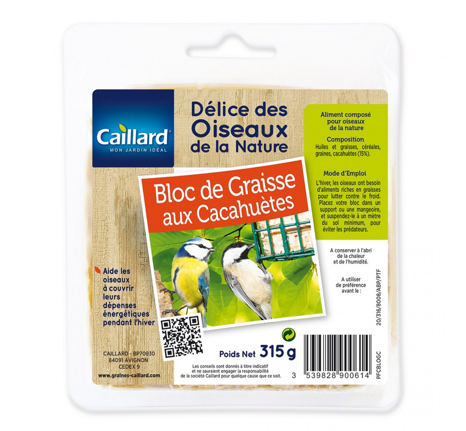 Graines de cacahuètes pour oiseaux du jardin - 4 kg